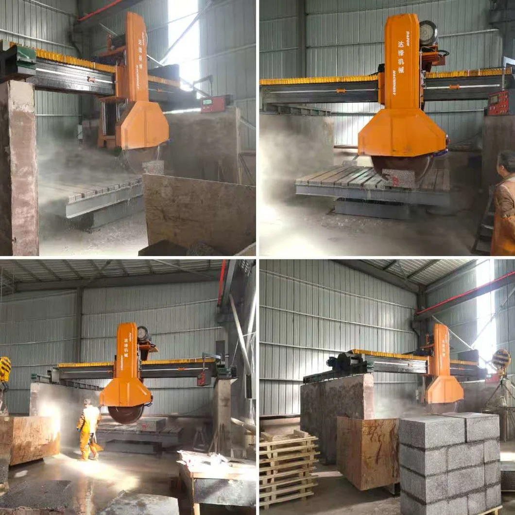 Big Automatic Granite Marble Rock Stone Polishing Grinding Machine/CNC Block Cutting Bridge Saw Cutter/Limestone Edge Grinder Processing Equipment Manufacturer