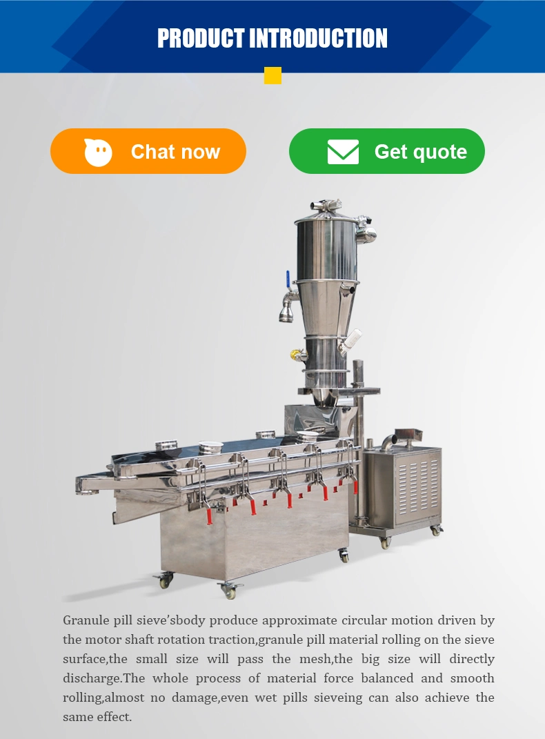 Dual Motor Granule Grading Linear Vibrating Screen Sieving Machine